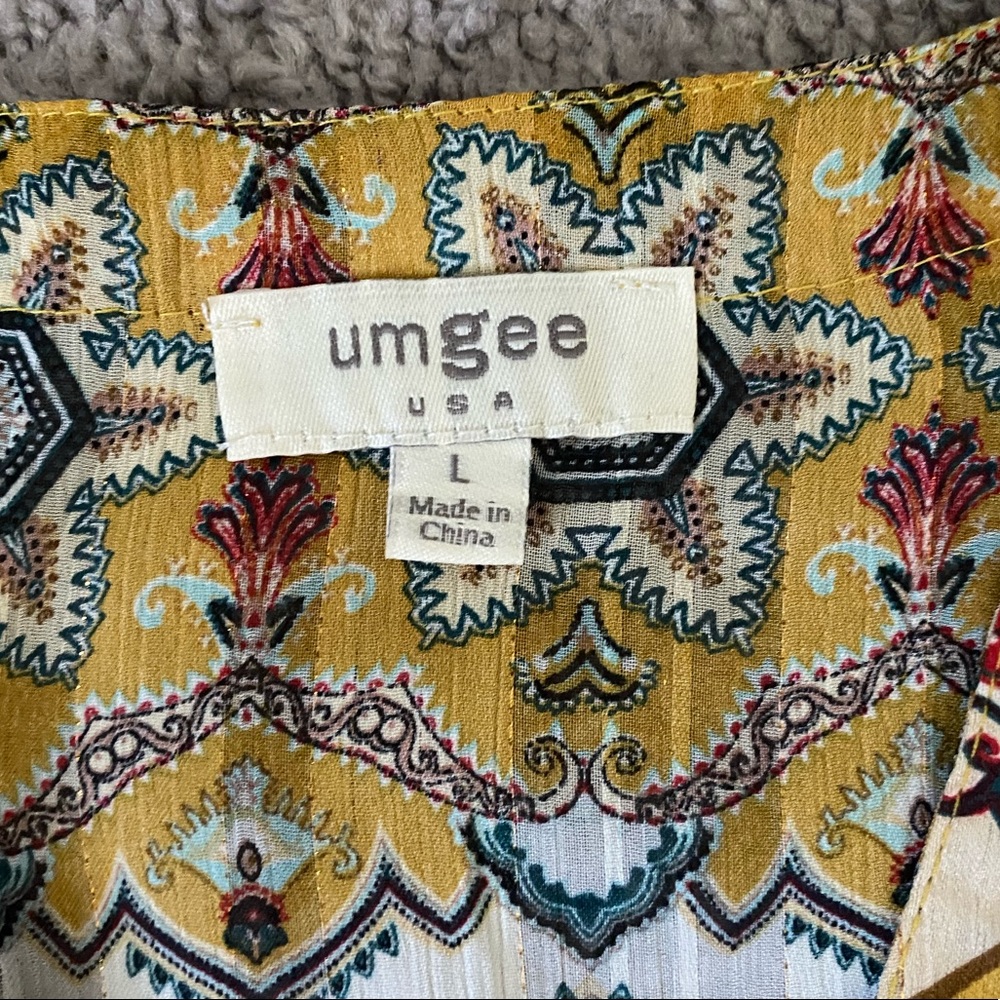 Umgee Patterned Blouse - image 7